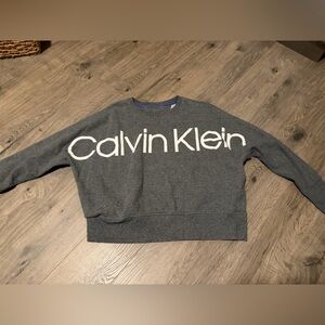 Calvin Klein Charcoal Logo Sweatshirt